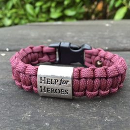 Help for Heroes Paras Special Edition Paracord Bracelet